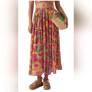 NWT BA&SH Daniela Skirt in Fuschia
